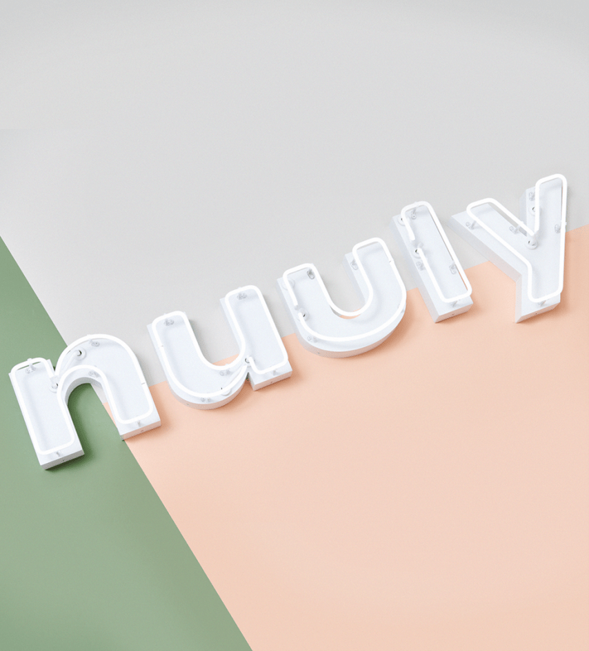 Nuuly logo neon